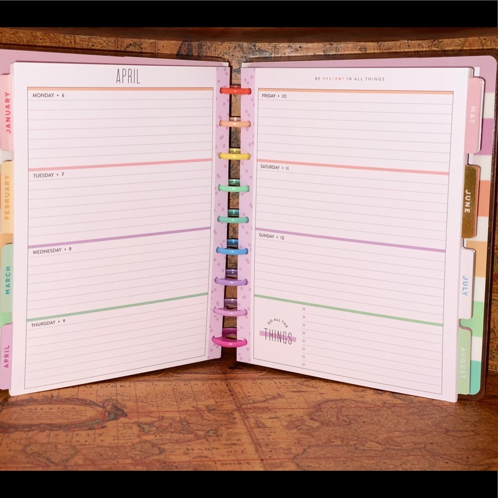The Happy Planner "PASTEL DREAMS" Classic 12-Month - Picture 4 of 8